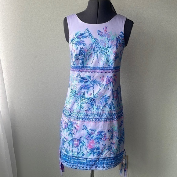 Lilly Pulitzer Dresses & Skirts - Lilly Pulitzer dress sundress light lilac size 2 animal themed